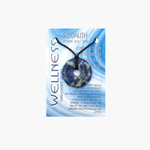 Edelstein Anhänger Wellness Donut (kleine Karte) € 3,50/Stück VE=3/Set - Sodalith - Schütze VE=3