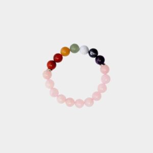 Chakren Chakra Display oder einzeln Armbänder, Anhänger, Pendel in GB ab € 4,99/Stück VE=3/Set - Armband Rosenquarz in GB VE=3