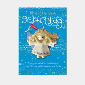 Schutzengel Fair Trade auf großer Karte 12 Designs € 2,15/Stück VE=4 - 042 Happy Birthday 2 VE=4