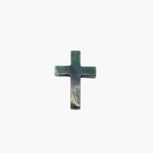 Anhänger Kreuz gebohrt ab € 2,50/Stück VE=3 - Kreuz gebohrt Moosachat VE=3