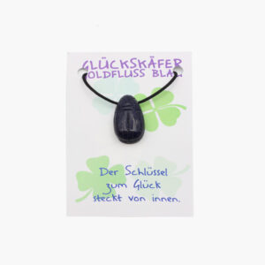Kleine/Große GSK Glückskäfer (kleine Karte) € 3,-/Stück VE=3 oder Set - 44722-14 Glückskäfer Kleine Karte Goldfluss blau VE=3