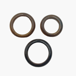 Edelstein Ringe 6 mm diverse Sorten VE=20 € 2,60/Stk. - 2097 Ring Tigerauge 6 mm VE=20