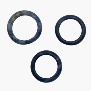 Edelstein Ringe 6 mm diverse Sorten VE=20 € 2,60/Stk. - 2099 Ring Sodalith 6 mm VE=20