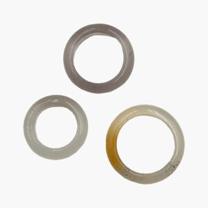 Edelstein Ringe 6 mm diverse Sorten VE=20 € 2,60/Stk. - 2102 Ring Achat natur 6 mm VE=20